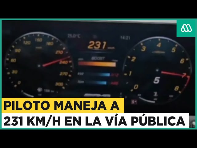 Piloto maneja a 231 km/h en vía pública: Fiscalía abrirá una investigación