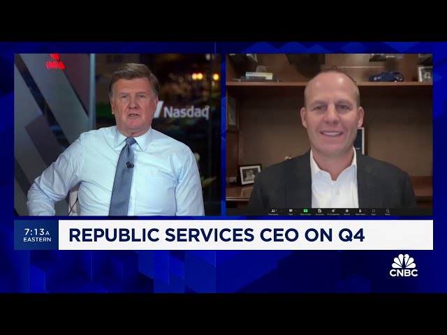 Republic Services CEO Jon Vander Ark: We've moved from a waste company to a sustainability comp