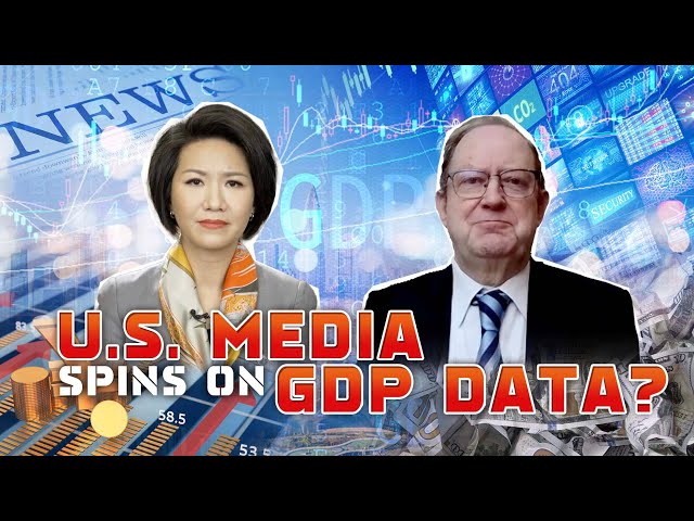 How do some Western media cherry-pick U.S. GDP statistics?