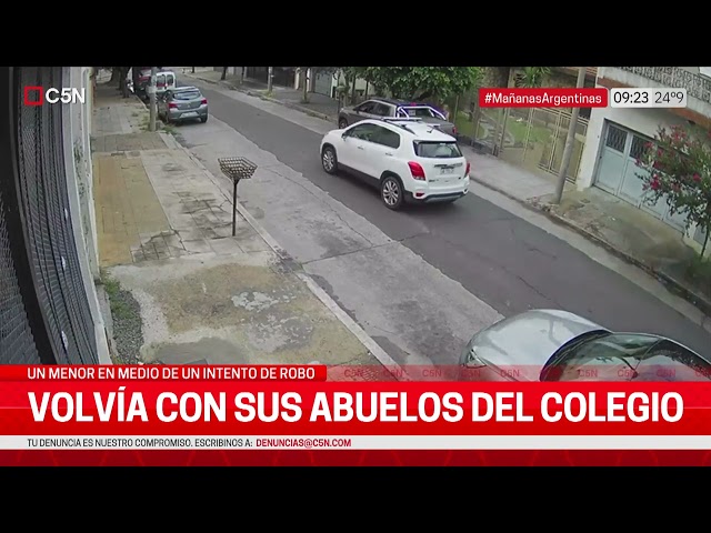 INTENTO de ROBO a una PAREJA de ADULTOS en SAN JUSTO: LA MUJER LOGRÓ BAJAR y el HOMBRE ESCAPÓ