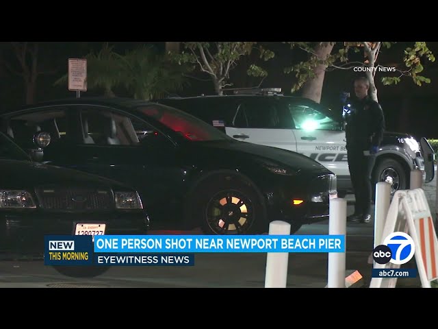 1 person shot near Newport Beach Pier