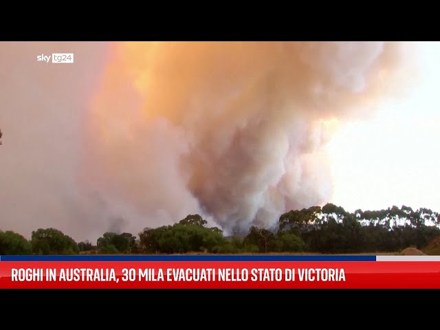 ⁣Roghi in Australia, 30mila evacuati nello stato di Victoria