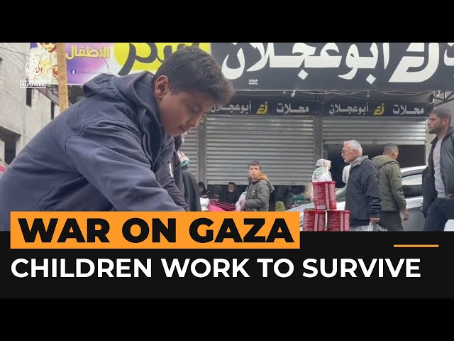 Children work as street sellers in Gaza | Al Jazeera Newsfeed