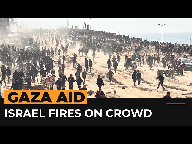 Palestinian carrying bag of flour reportedly shot by Israeli troops | Al Jazeera Newsfeed