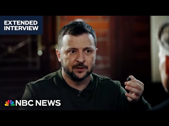 Extended Interview: President Zelenskyy on the 2-year anniversary of Russian invasion