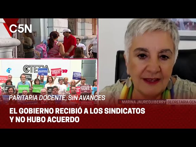 PARITARIA DOCENTE, SIN AVANCES: el GOBIERNO recibió a los SINDICATOS y NO HUBO ACUERDO