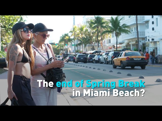 Is it the end of Spring Break in Miami Beach?