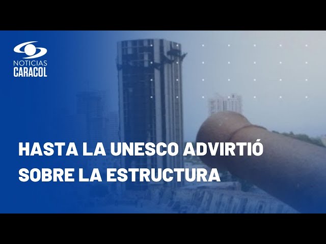 Edificio Aquarela empieza a ser demolido en Cartagena: ¿cuánto durará el desmonte?