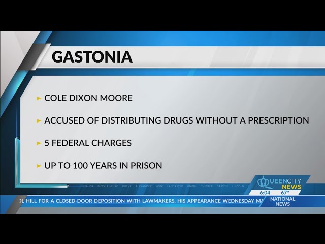 Gaston County man distributed oxycodone without prescriptions: DOJ