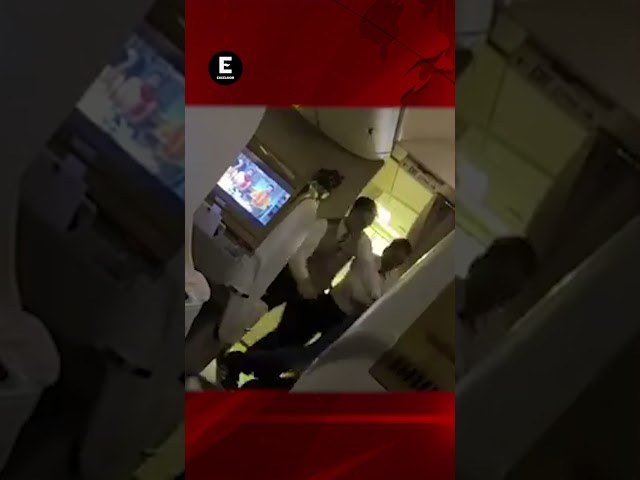 Pasajero le da cabezazo a sobrecargo durante vuelo