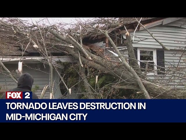 Tornado wreaks havoc in mid-Michigan city