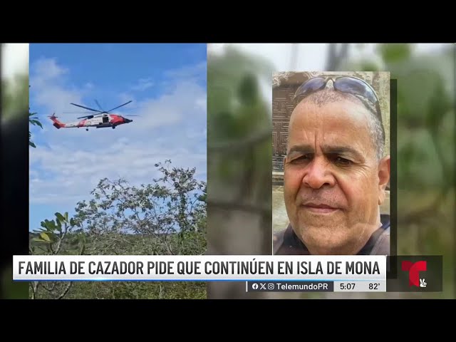 Incesante búsqueda de cazador en Isla de Mona