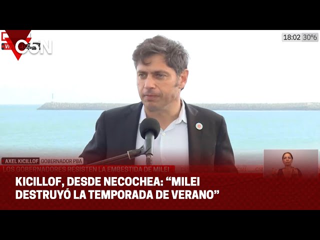 AXEL KICILLOF: "La TEMPORADA empezó MAL y terminó PEOR"