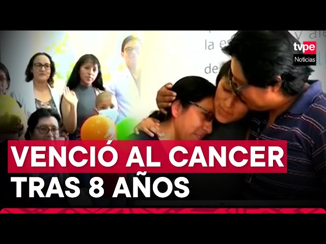 San Borja: menor de 15 años logró vencer al cáncer luego de 8 años