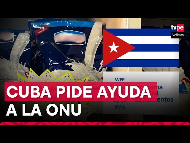 Cuba pide por primera vez ayuda de alimentos a la ONU