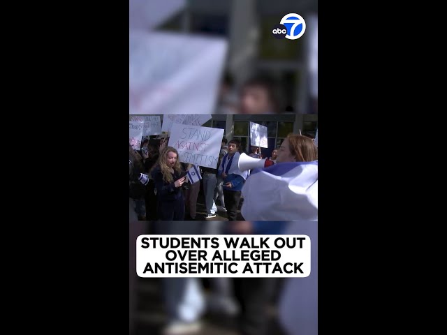 El Camino Real students stage walkout over alleged antisemitic attack