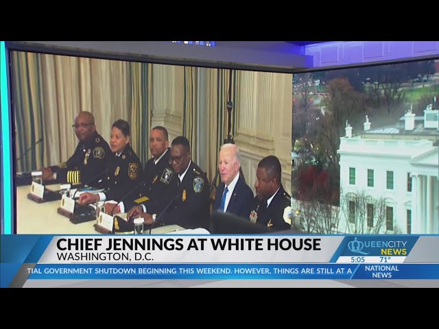 CMPD chief at White House to celebrate decrease in crime