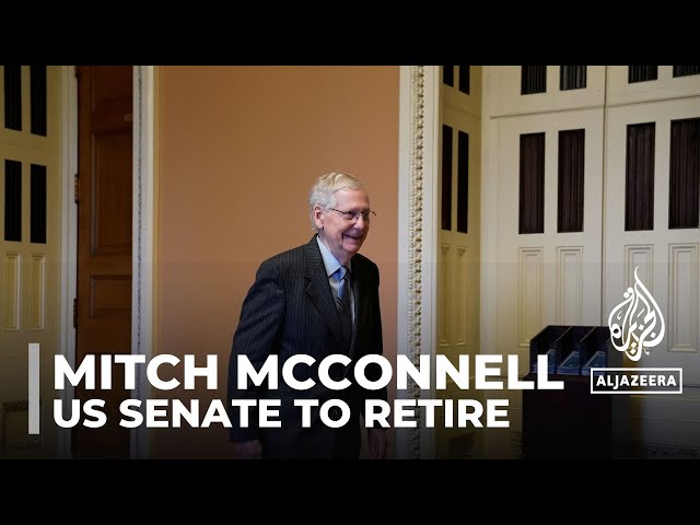 Mitch Mcconnell announcement: Record-breaking leader of US senate to retire