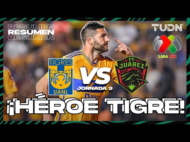 Resumen y gol | Tigres vs Juárez | CL2024 - Liga Mx J9 | TUDN