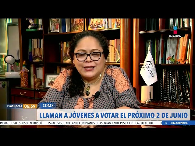 Consejera del IECM llama a los jóvenes a votar el próximo 2 de junio