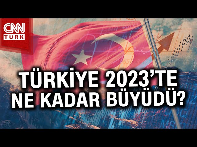 Türkiye Ekonomisi 2023'te Ne Kadar Büyüdü? TÜİK Açıkladı... #Haber