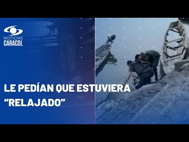 Video muestra cómo policías auxiliaron al soldado señalado de matar a 3 militares, tras ser herido