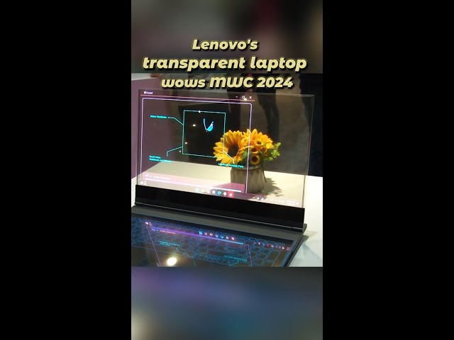 Lenovo's transparent laptop wows MWC 2024