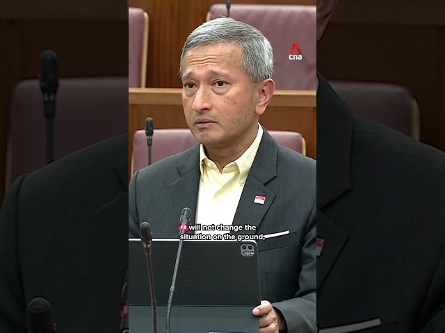 Severing ties with Israel wouldn’t help Palestinians: Vivian Balakrishnan