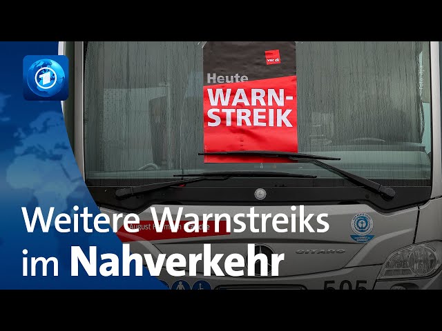 ⁣Weitere Warnstreiks im ÖPNV