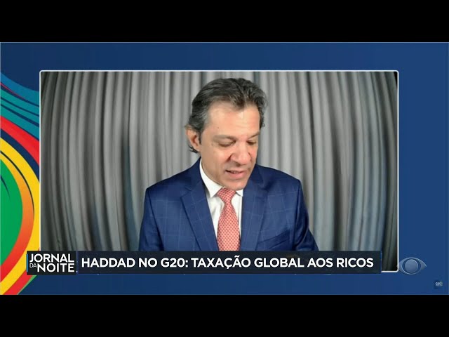 Haddad defende taxação global dos super-ricos no G20