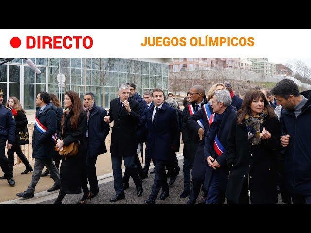 PARÍS: MACRON inaugura la VILLA de los JUEGOS OLÍMPICOS 2024 | RTVE Noticias