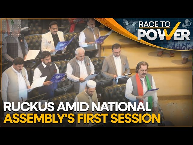 Race To Power LIVE | Pakistan: Ruckus amid National Assembly's first session | WION