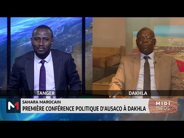 Sahara marocain : première conférence politique d´AUSACO à Dakhla avec Aboubacar Aidara