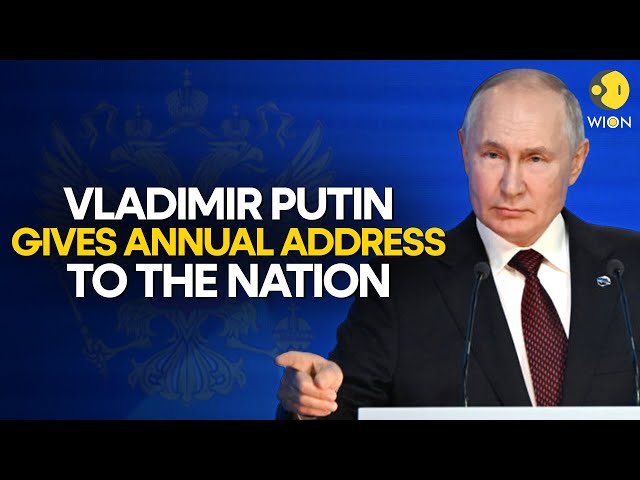 PUTIN LIVE: Vladimir Putin gives annual address to the nation in Moscow | WION LIVE