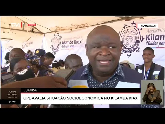 Luanda - GPL avalia situação socioeconómica no Kilamba Kiaxi