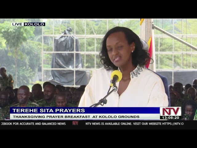 Thanksgiving prayer breakfast underway  at Kololo grounds