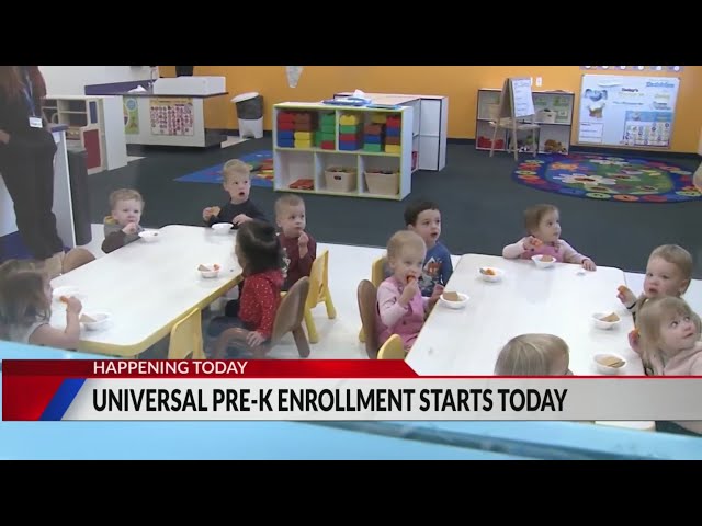 Universal pre-K enrollment opens Thursday