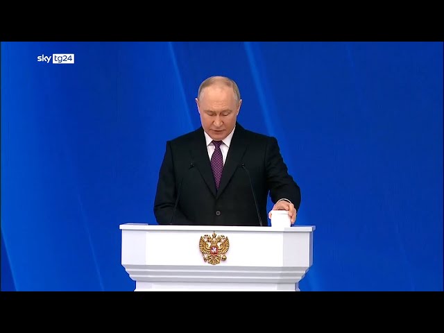 Guerra Ucraina, il discorso di Putin alla Duma russa