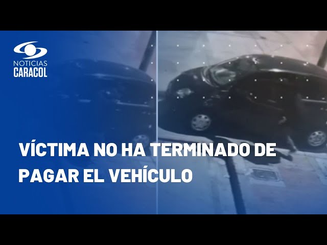 Ladrones se robaron, en menos de un minuto, el carro que una mujer acababa de comprar