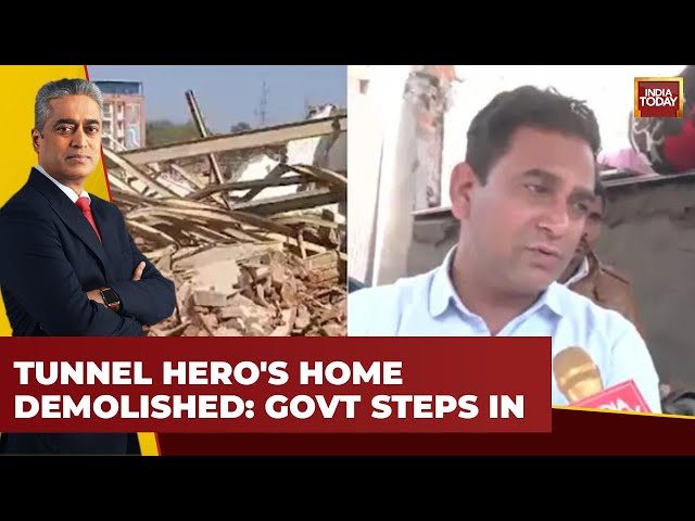 NewsToday With Rajdeep Sardesai: Tunnel Rescue Hero Speaks Out, Govt Promises House After Demolition