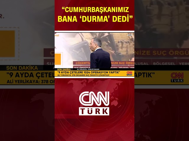 Bakan Ali Yerlikaya'dan Cumhurbaşkanı Erdoğan Anısı: "Bana Durma Dedi..." #Shorts