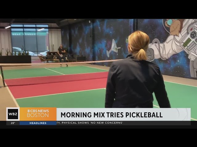 Morning Mix team tries pickleball! PKL Boston's owners also join the show