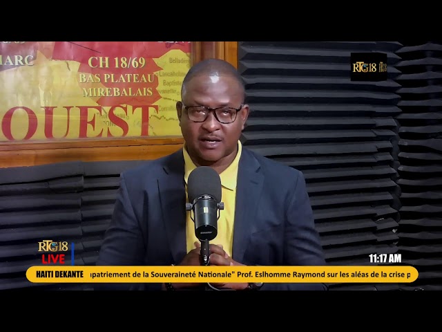 #HAITI|DEKANTE| Eslhomme Raymond,Porte-parole de "Debout Citoyens"