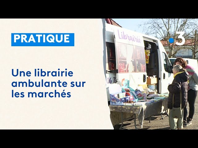 ⁣"Au pays imaginaire", une librairie itinérante sur les marchés