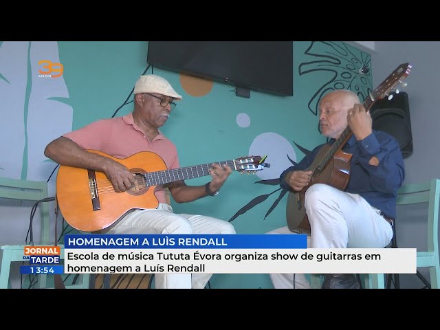 Escola de música Tututa Évora organiza show de guitarras em homenagem a Luís Rendall