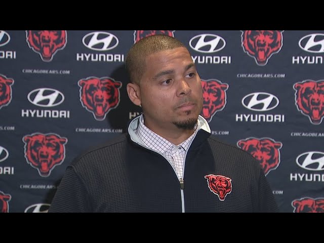 Bears GM Ryan Poles speaks on Day One of the NFL Combine