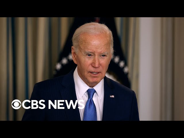 Watch Live: Biden speaks at Texas border after meeting with patrol agents, local leaders | CBS News