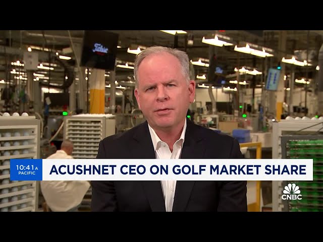 Acushnet CEO David Maher: Golf ball business plays 'outsized role in our profitability'