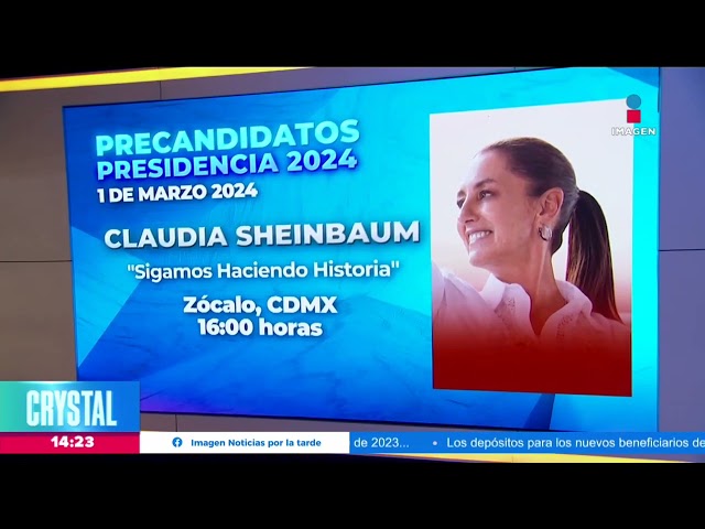 ¿A qué hora inician campaña Sheinbaum, Xóchitl y Álvarez Máynez?