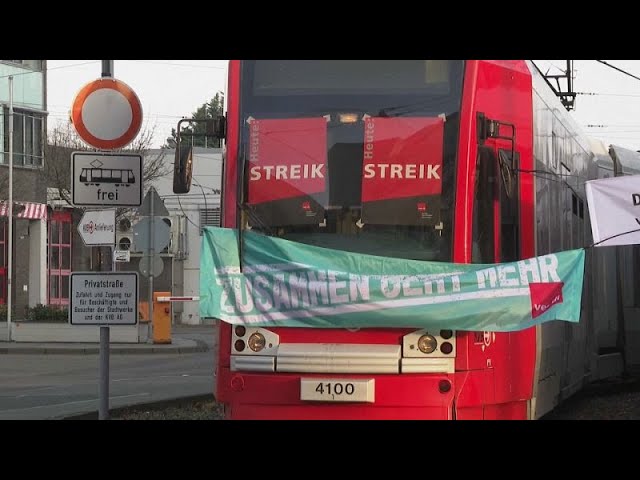 Una huelga de transportes dificulta la movilidad en Alemania entre demandas de mejoras laborales